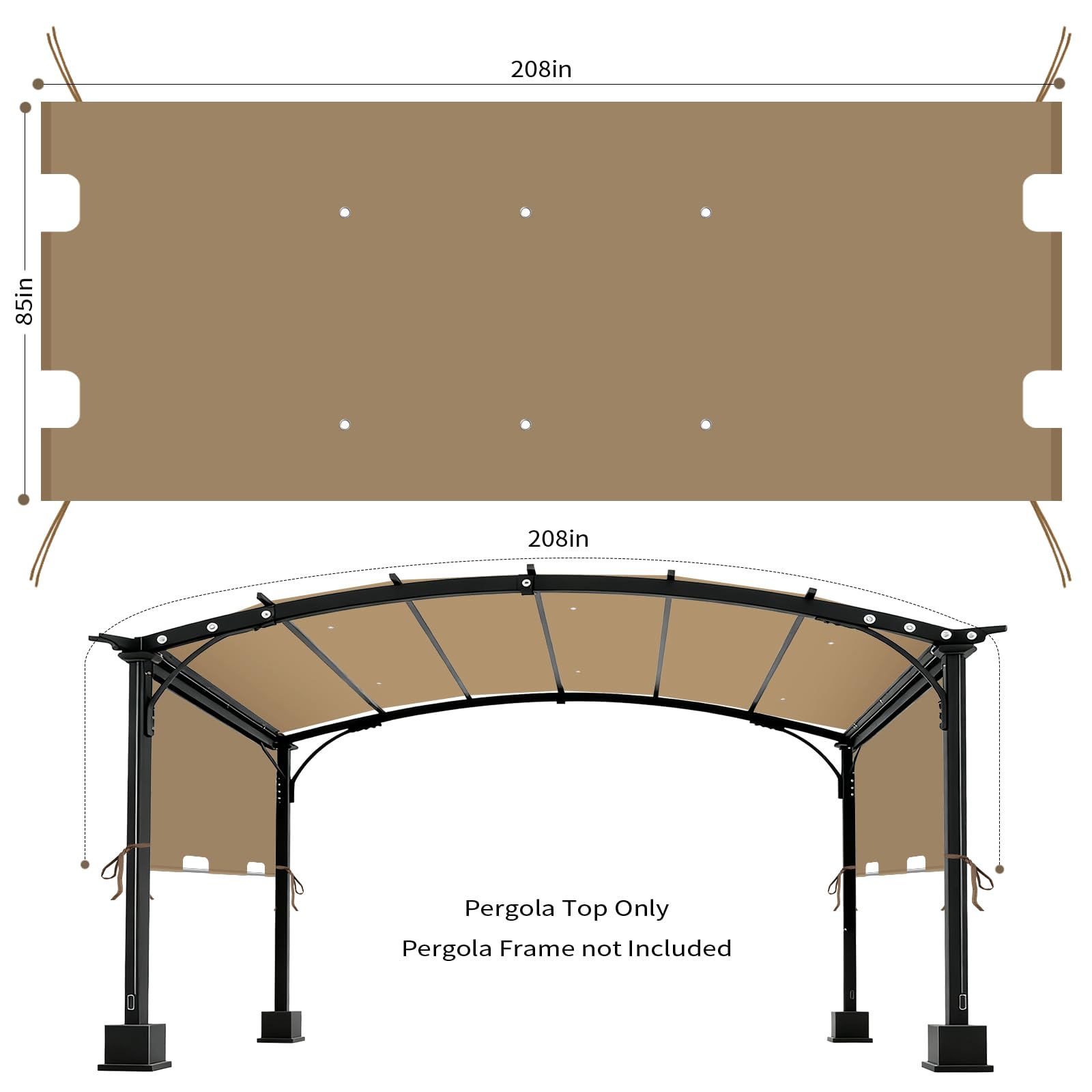 FLAGLY fabric close-up displaying 300D polyester texture and water-resistant coating benefit