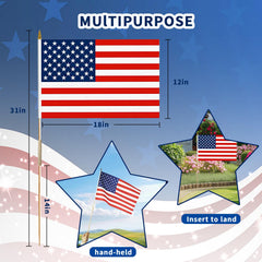 FLAGMESAGE wooden pole detail with rounded top, sanded splinter-free safety