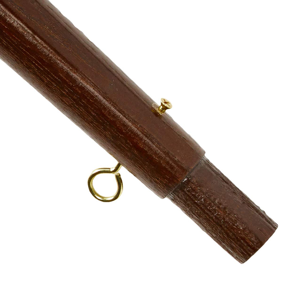 Flags connections solid brass screw joint close-up highlighting secure connection and precise fit benefit