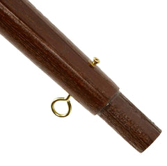 Flags connections solid brass screw joint close-up highlighting secure connection and precise fit benefit