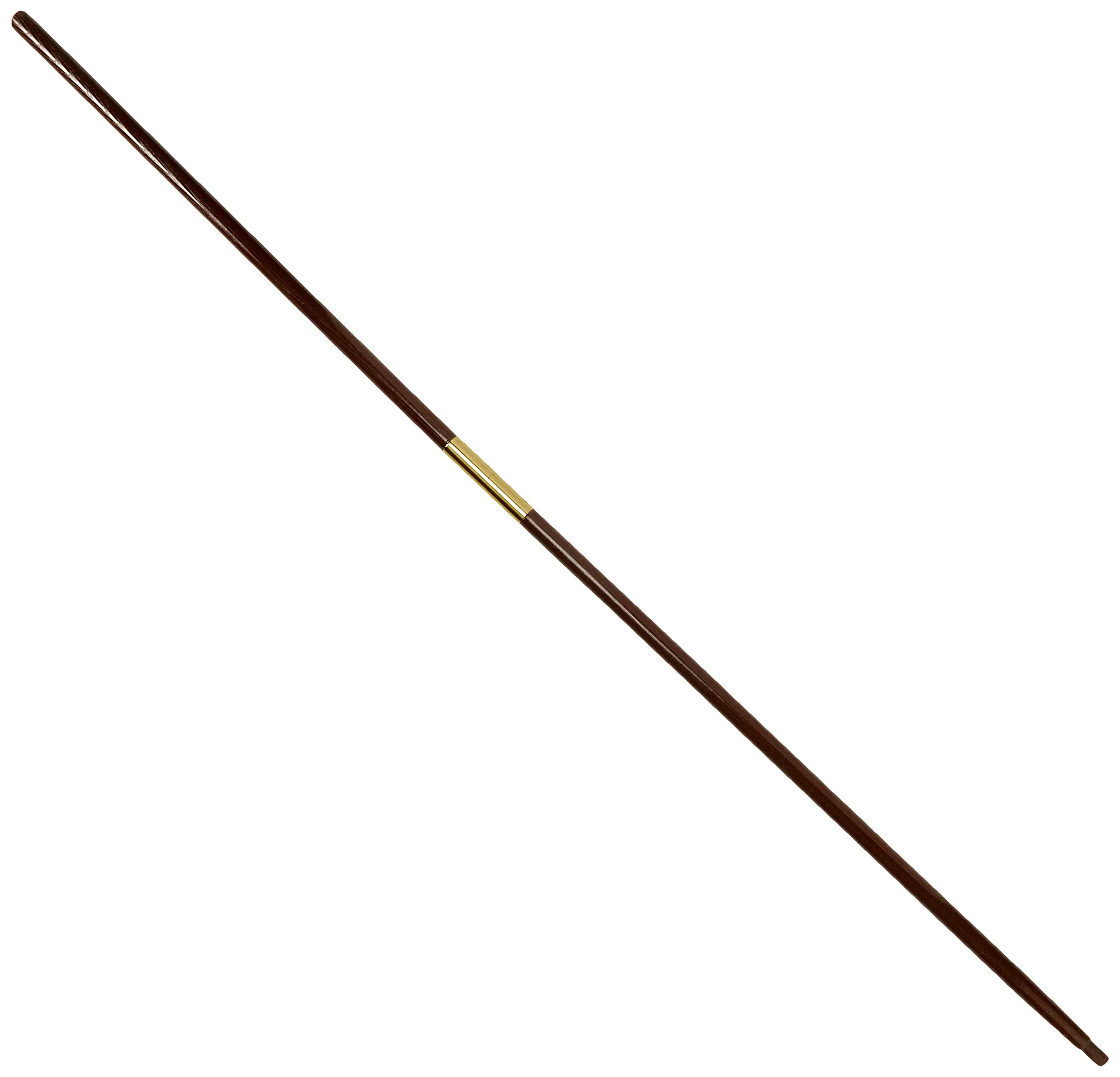 Flags connections oak flagpole front view showing polished finish and classic styling for elegant displays