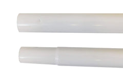 Flags Importer three aluminum sections disassembled showing compact storage benefit