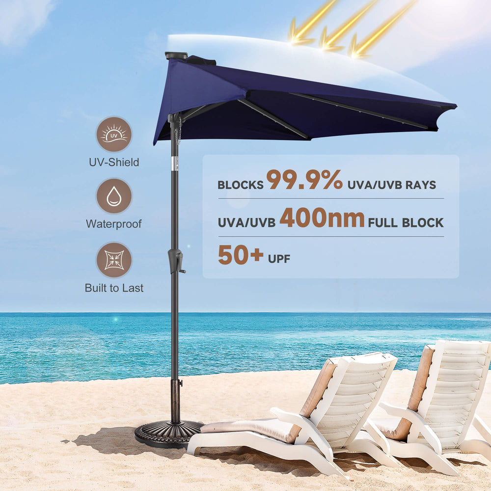 FLAME&SHADE frame and ribs showing durable alloy strength