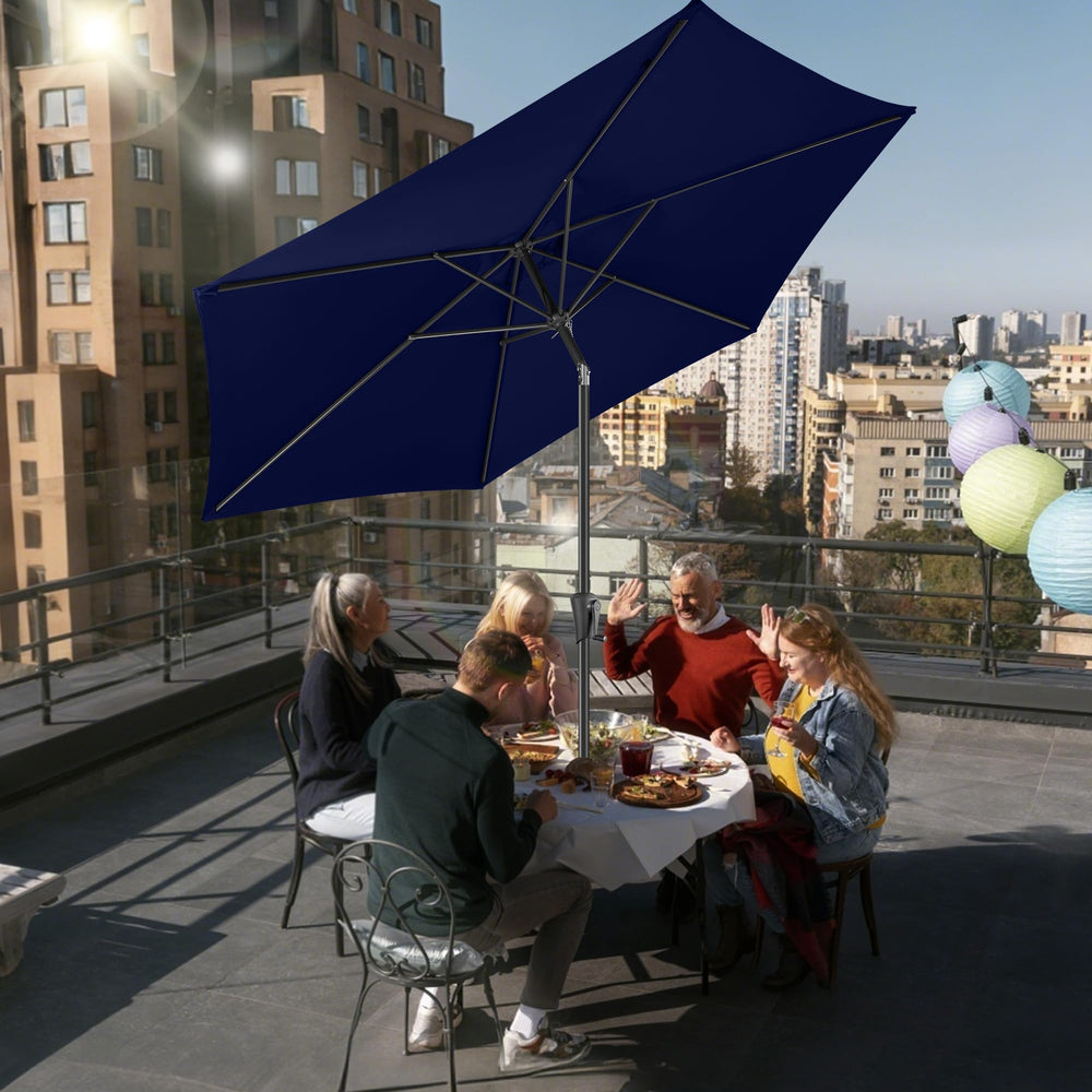 FLAME&SHADE waterproof umbrella cover protecting canopy during storage