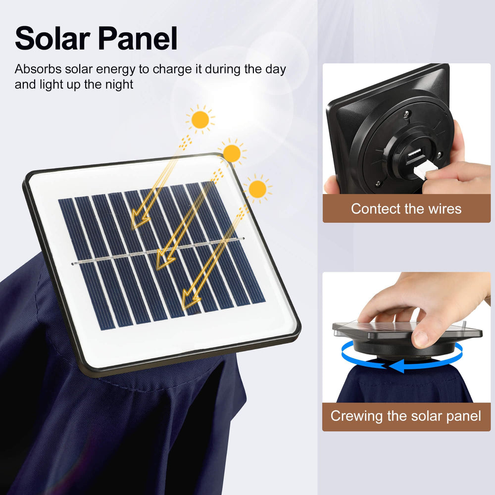 FLAME&SHADE push-button tilt detail for easy sun control