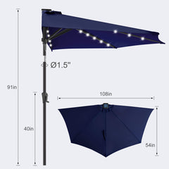 FLAME&SHADE solar panel on pole charging lights for convenience