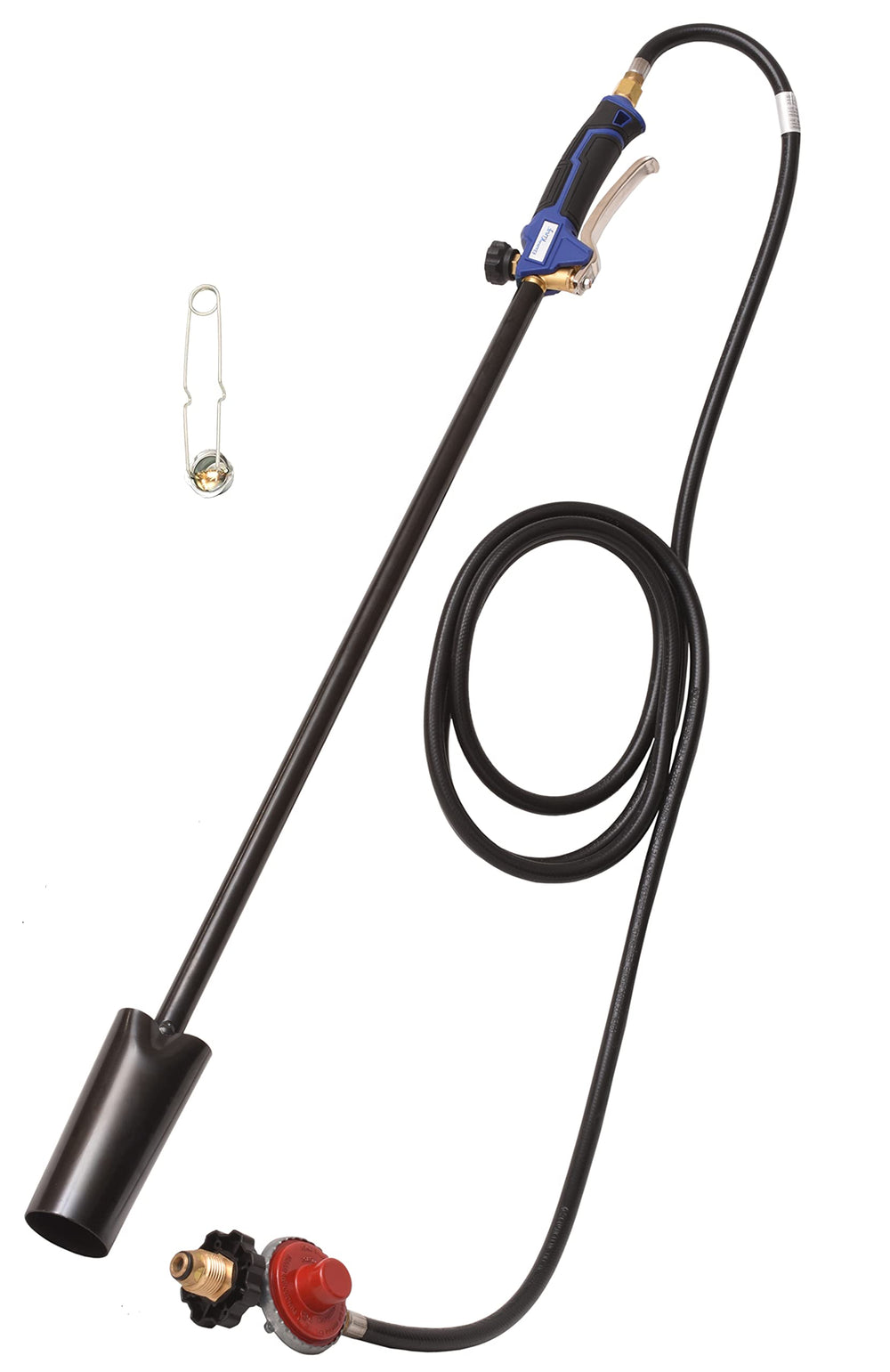 Flame King front view of assembled torch showing ready-to-use setup and durability