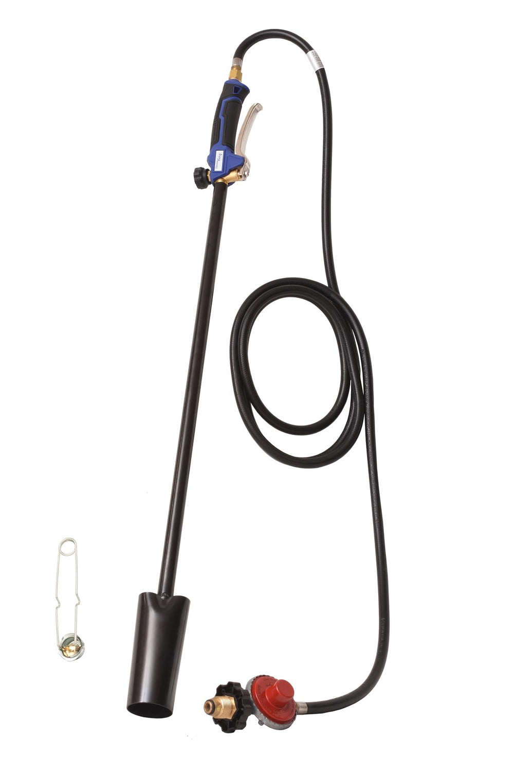 Flame King ergonomic handle and control levers providing comfort and precise control
