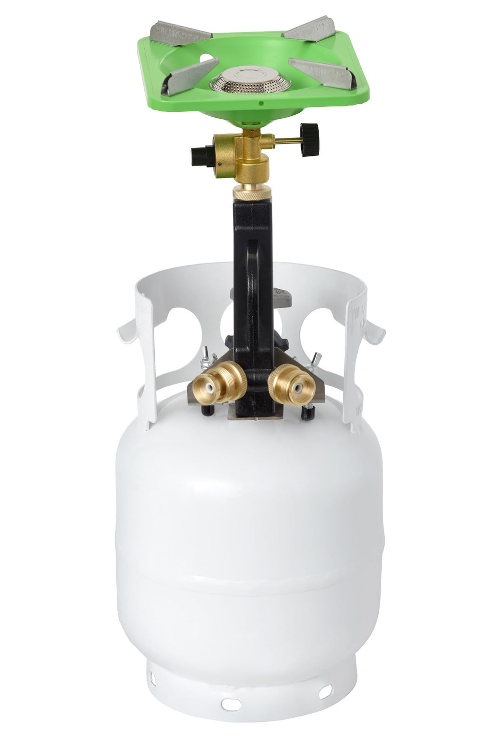 Flame King side profile highlighting brass fittings for durable outdoor performance