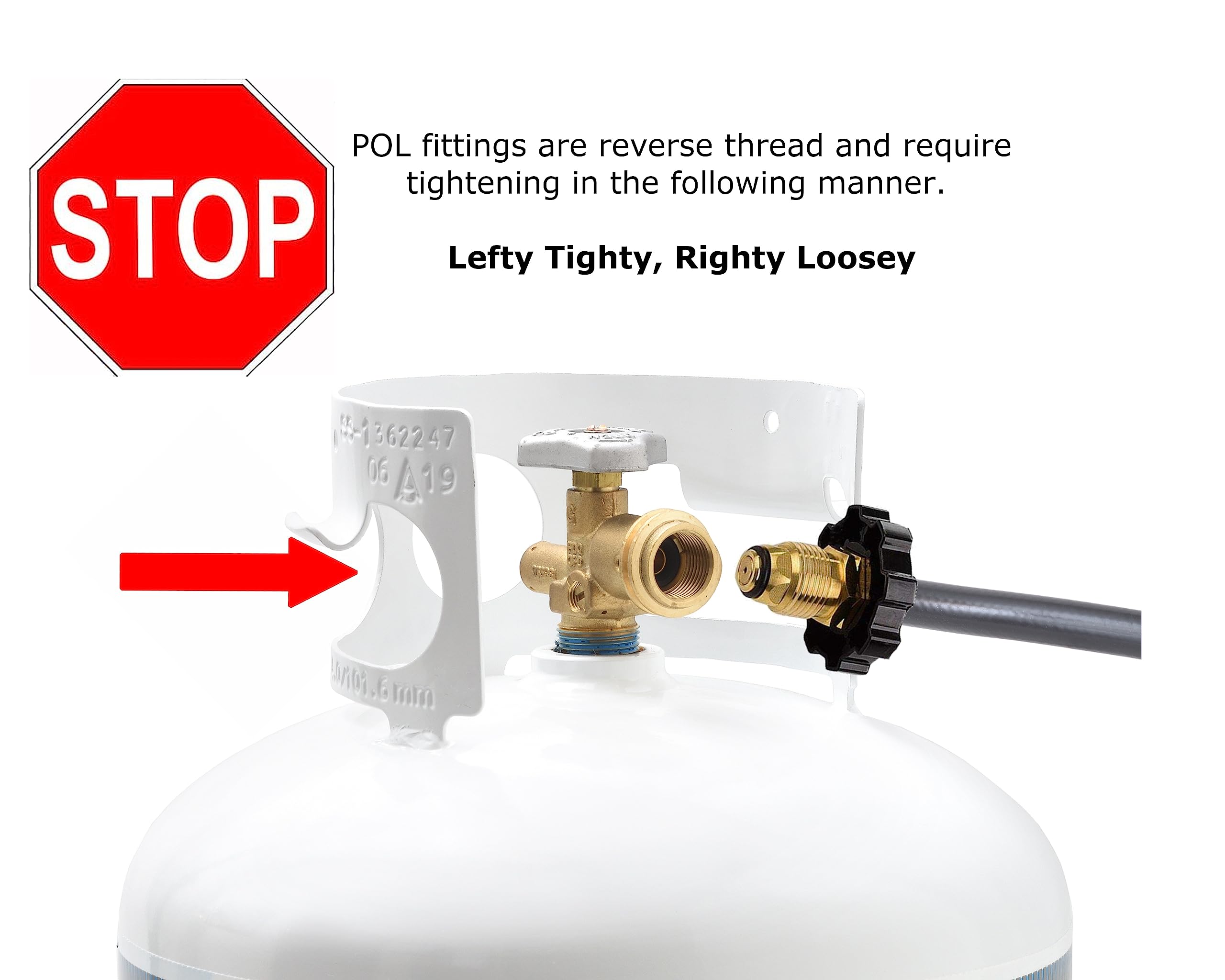 Flame King nozzle detail showing solid construction for consistent flame output