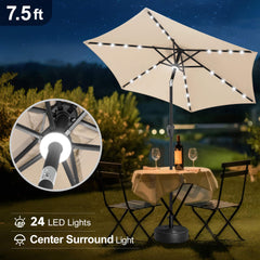 FLAME&SHADE crank and tilt mechanism enabling easy adjustments