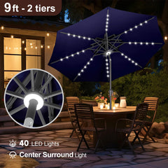 FLAME&SHADE crank and push-button tilt showing easy one-handed adjustment benefit