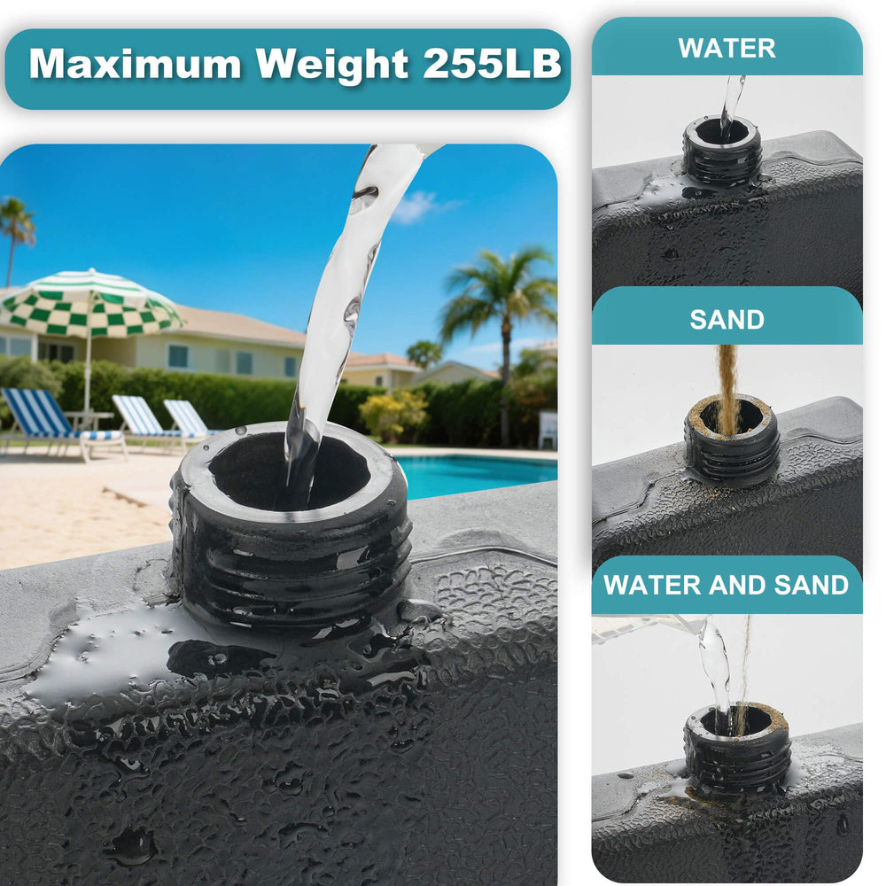 FLAME&SHADE fill port cap detail for secure seal and fast filling