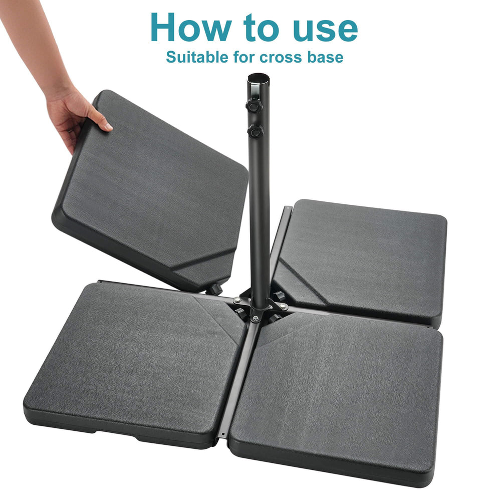 FLAME&SHADE stacked plates profile for compact storage and easy transport