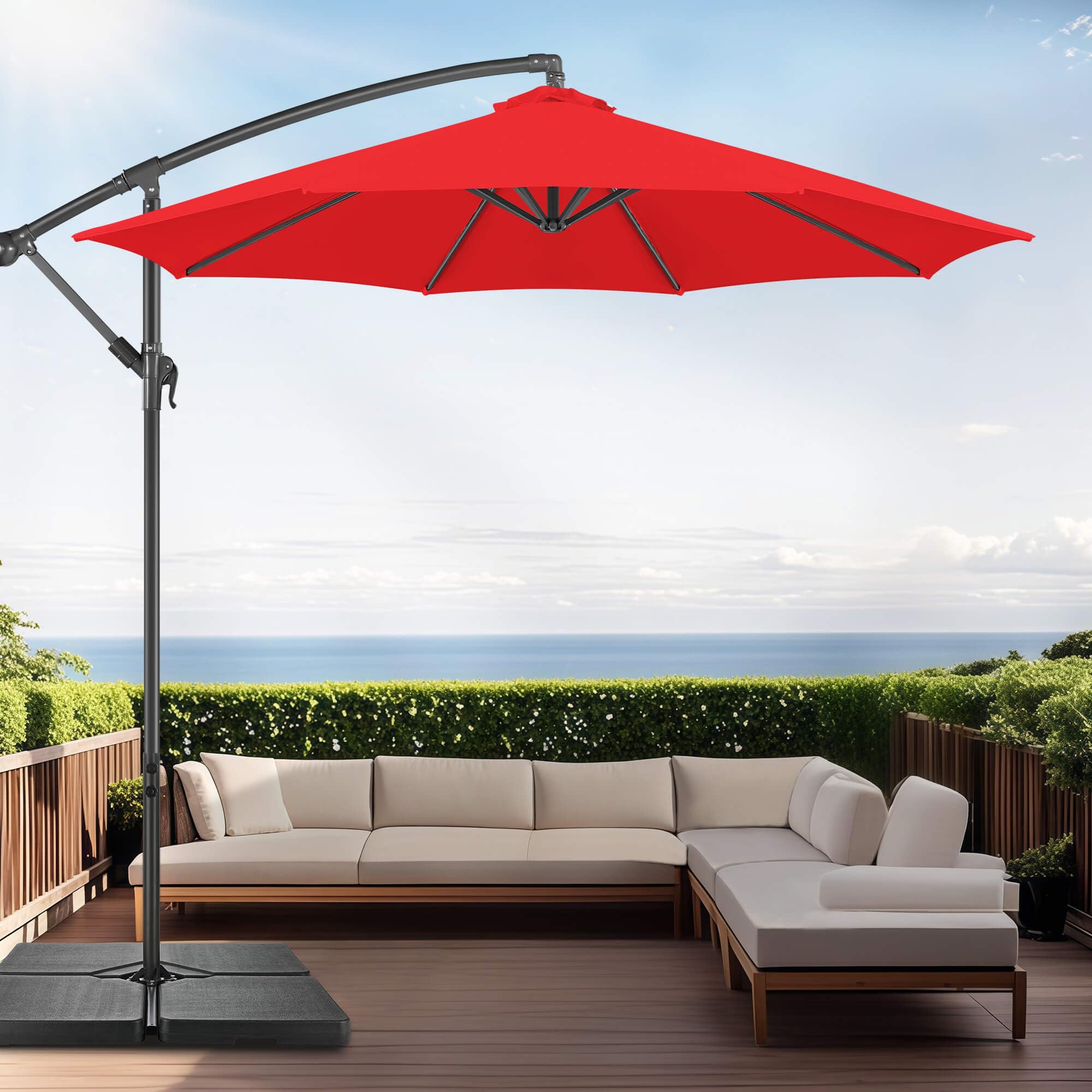 FLAME&SHADE plate beside chair showing scale and low-profile convenience