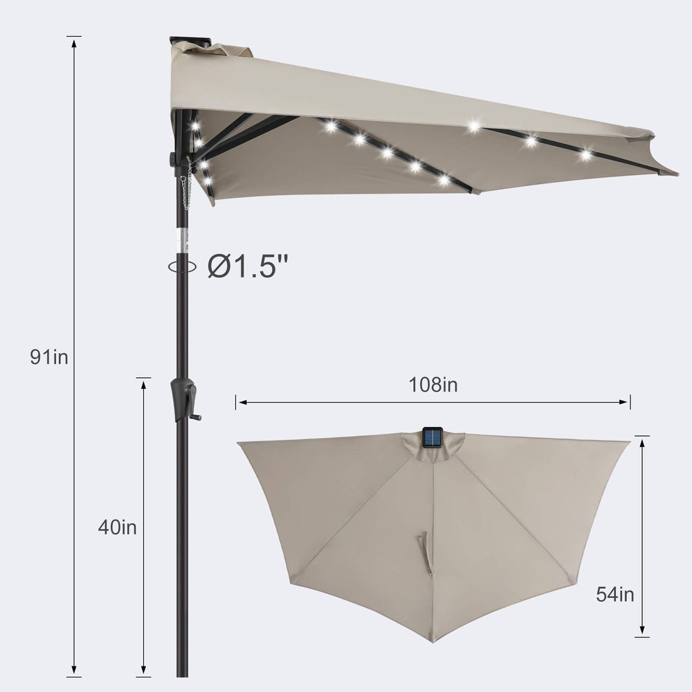 FLAME&SHADE solar panel mounted on pole charging lights for evening use