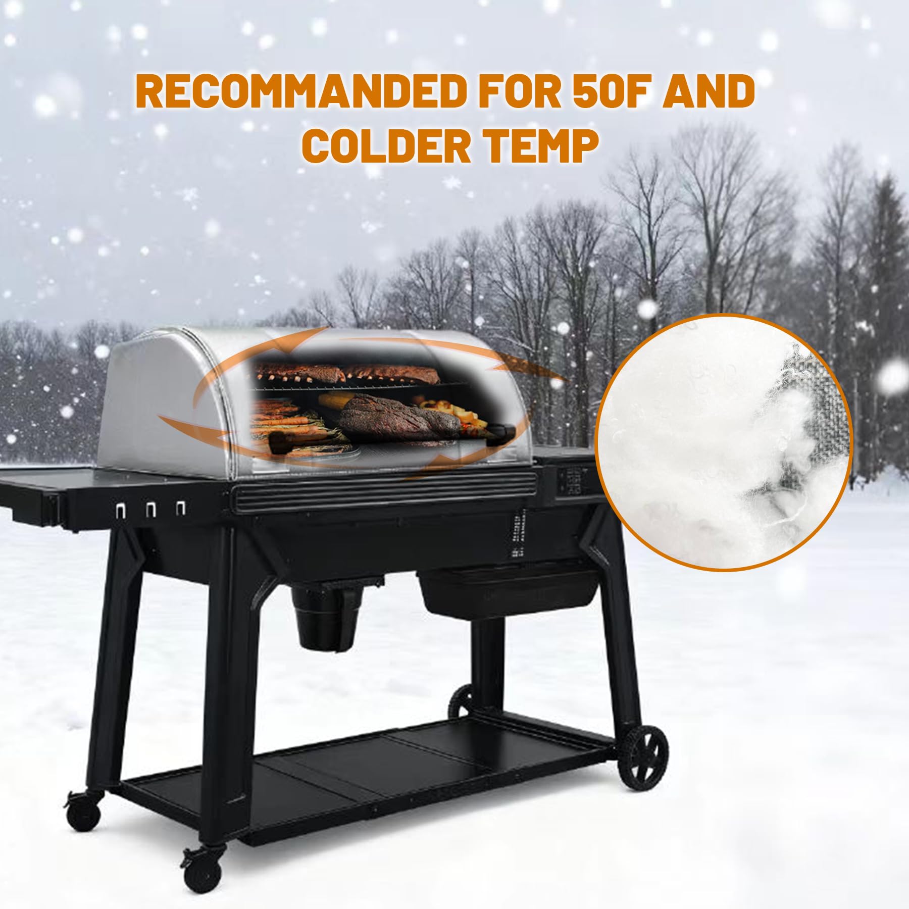 FlameDuty folded blanket for compact storage and convenient transport benefit