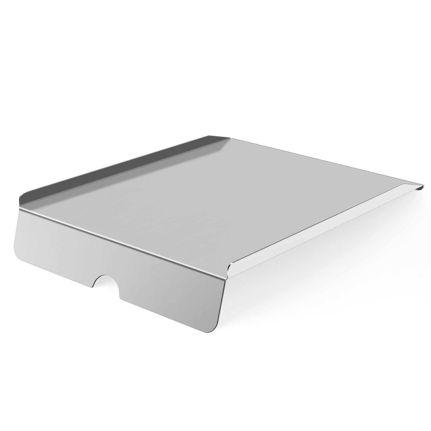 FlameDuty front view of replacement drip pan shows exact fit and restore performance