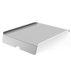 FlameDuty front view of replacement drip pan shows exact fit and restore performance