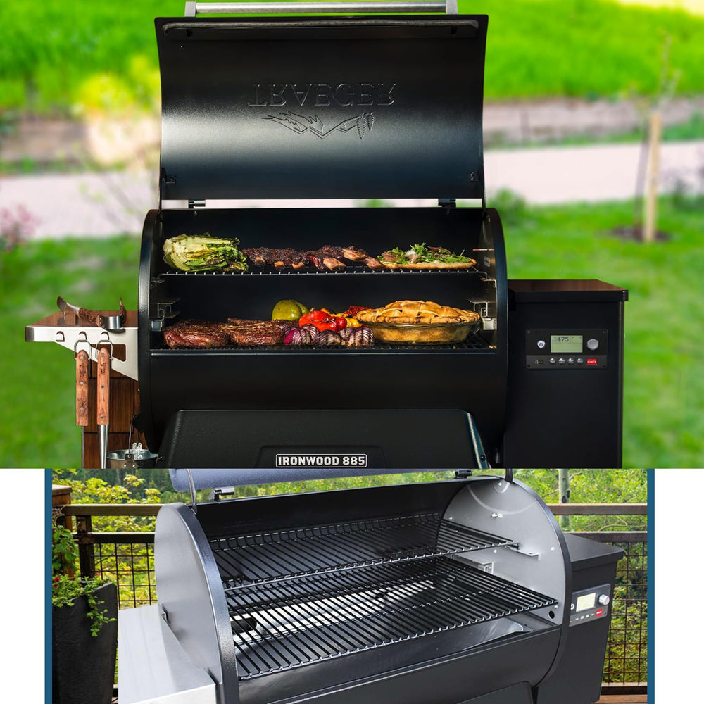FlameDuty lifestyle backyard grilling scene showing cleaner, safer cookouts