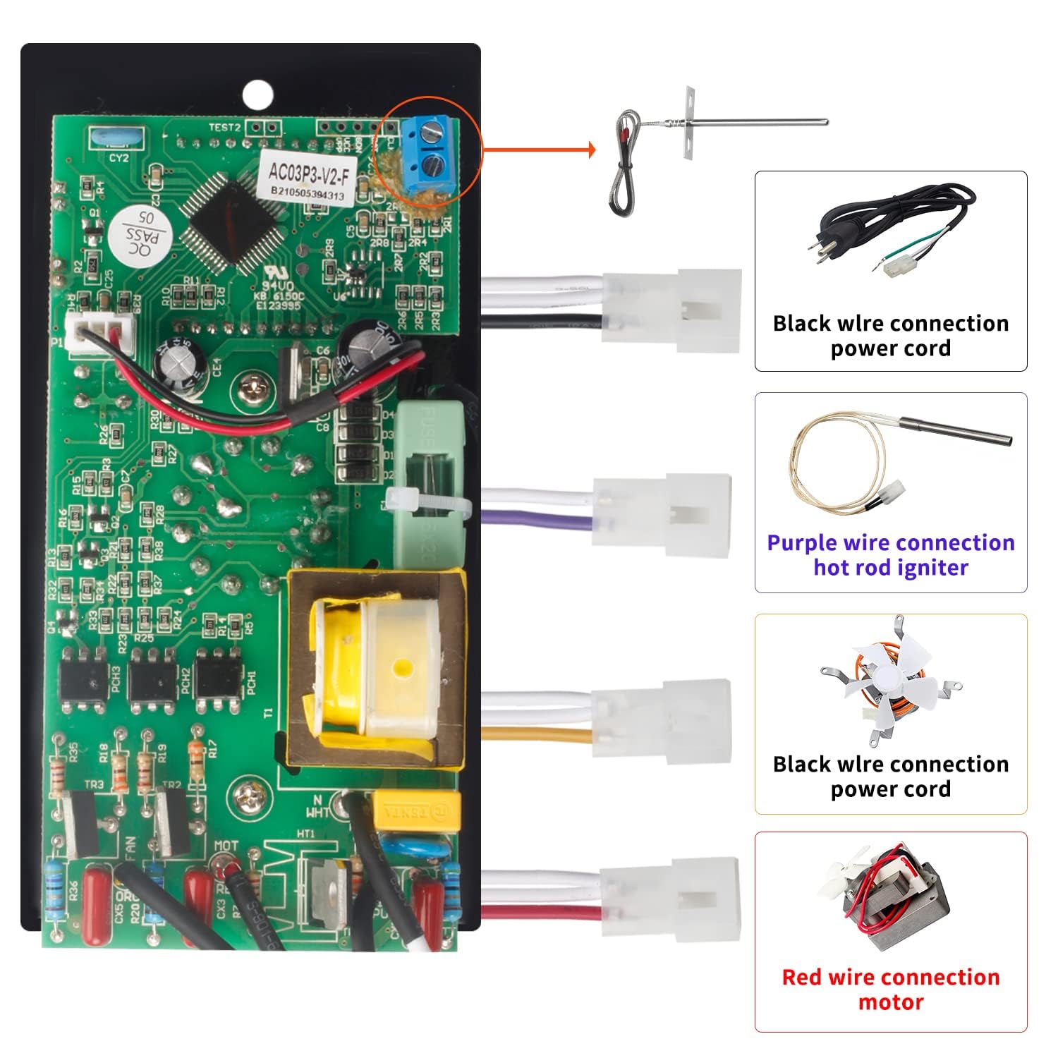 FlameEngine ambient temperature probe detail for accurate oven readings