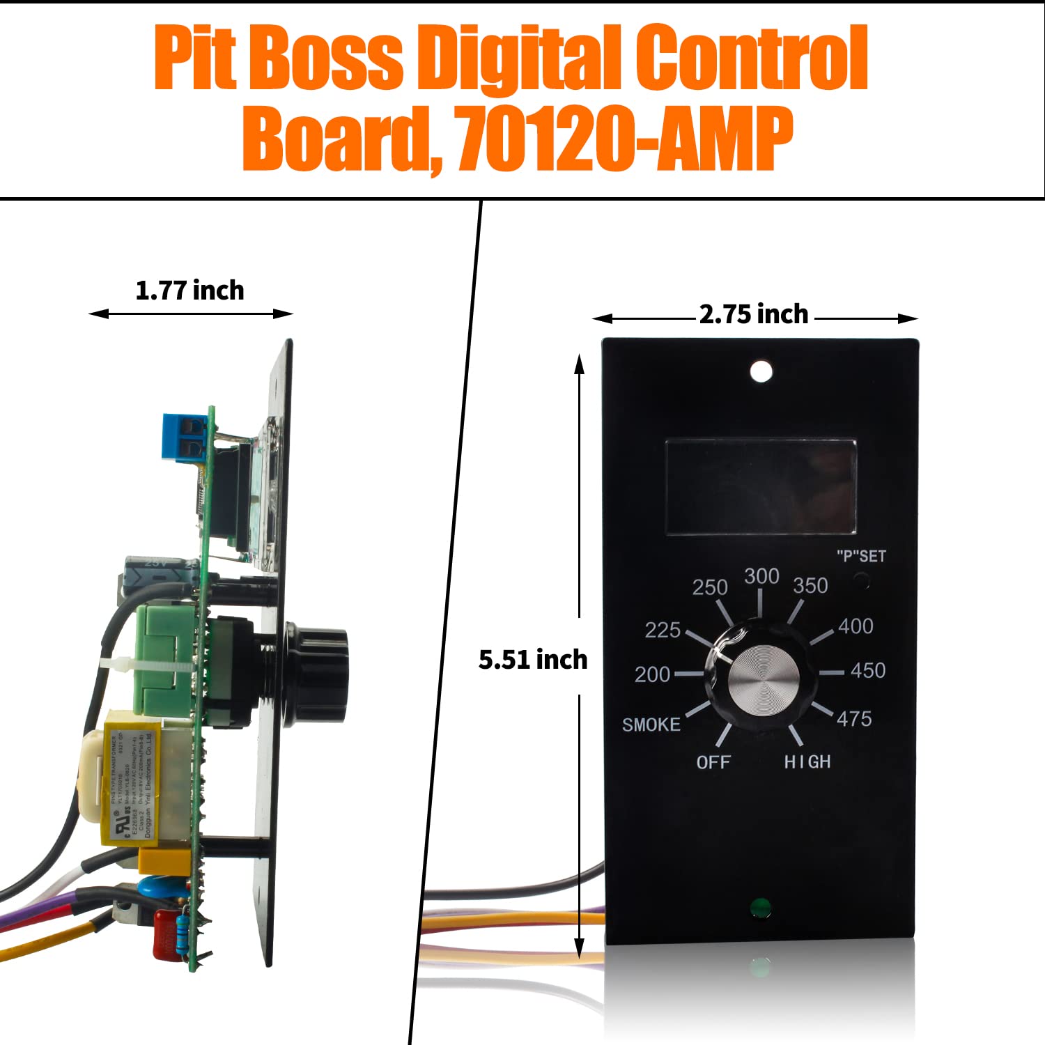 FlameEngine RTD temperature probe close-up proving accurate temperature sensing