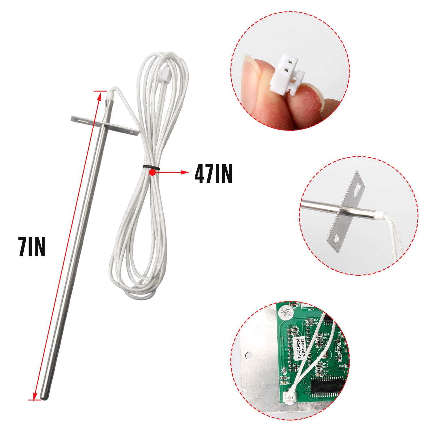 FlameEngine wiring harness and mounting components for easy replacement installation