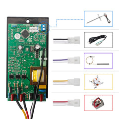 FlameEngine wiring harness connectors matching Pit Boss harness for simple swap