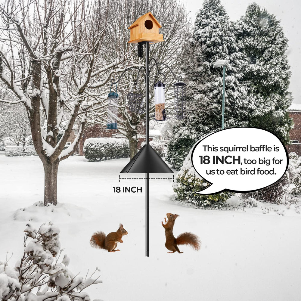 Flanagan pole height scale next to person showing adjustable reach