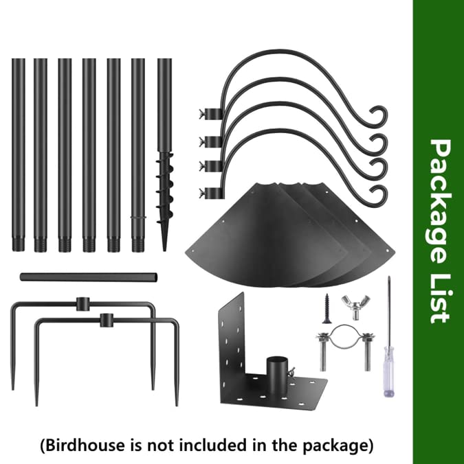 Flanagan shepherd hooks holding multiple feeders for increased capacity