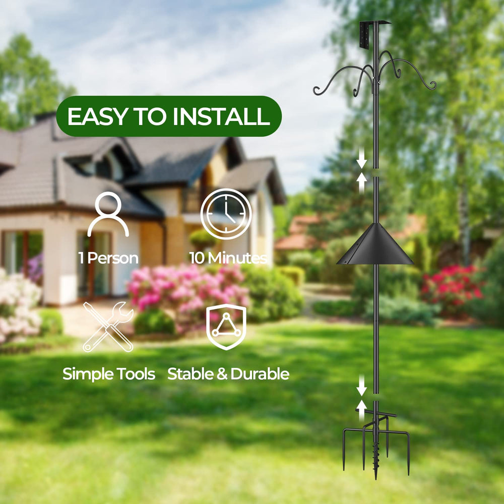 Flanagan top mount platform ready for birdhouse expanding feeding options