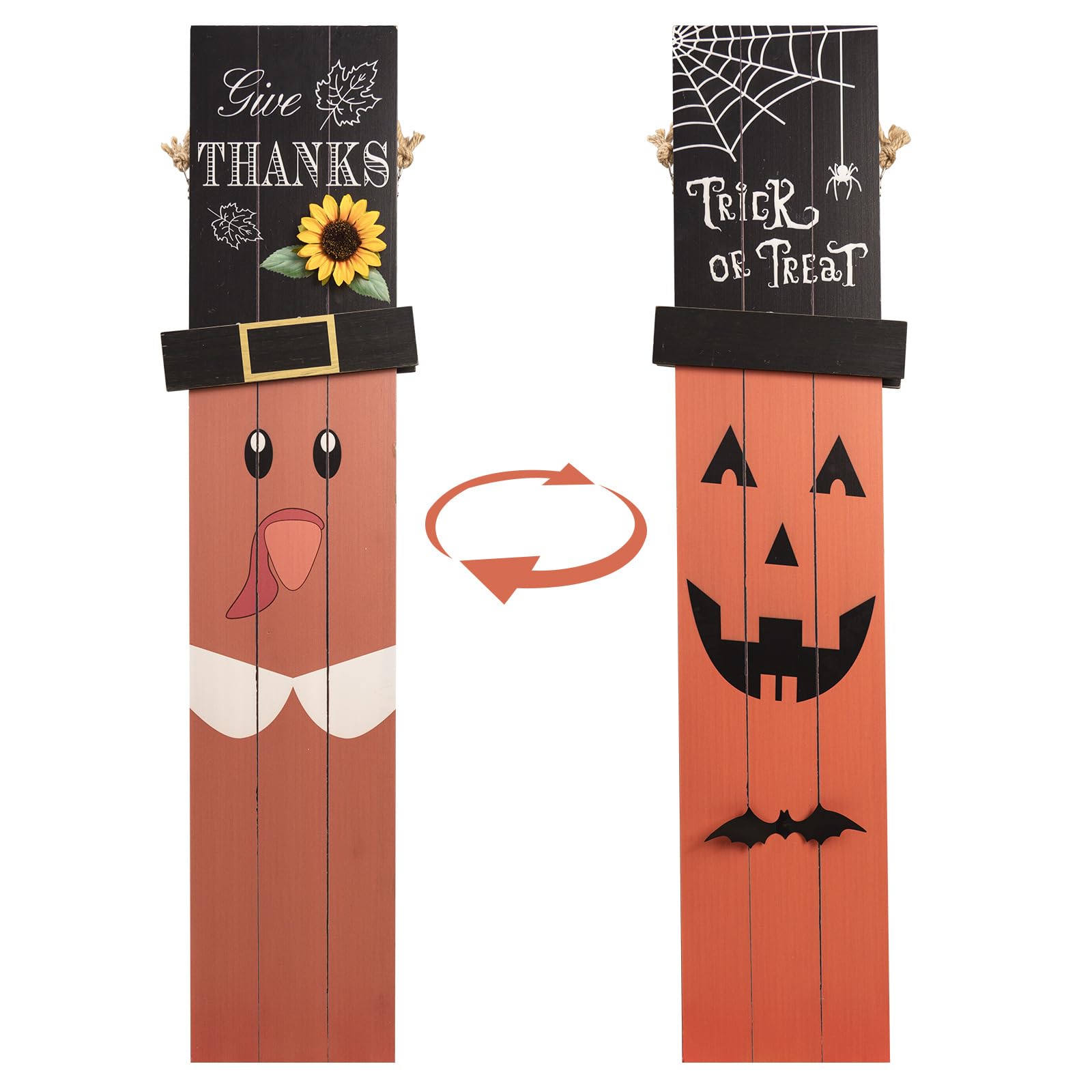 flangairy gift-wrapped sign presented as ready-to-give fall present