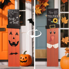 flangairy porch sign front view showing seasonal design and curb appeal
