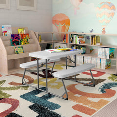 Flash Furniture folded flat for compact storage and easy transport, convenient for caregivers