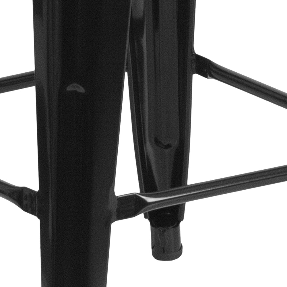 Flash Furniture galvanized finish close-up demonstrating rust resistance advantage
