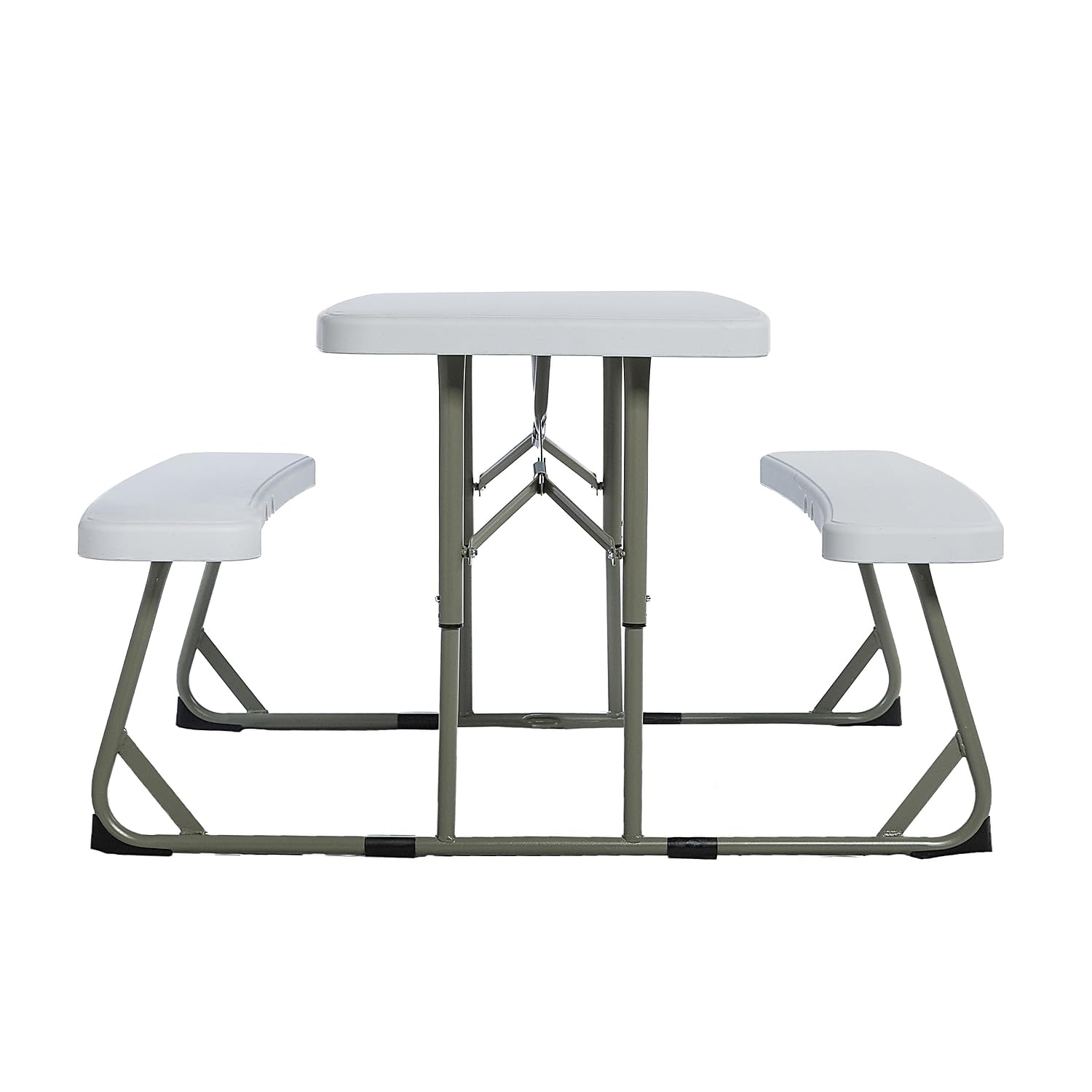 Flash Furniture lifestyle playroom view with kids using table for crafts and snacks