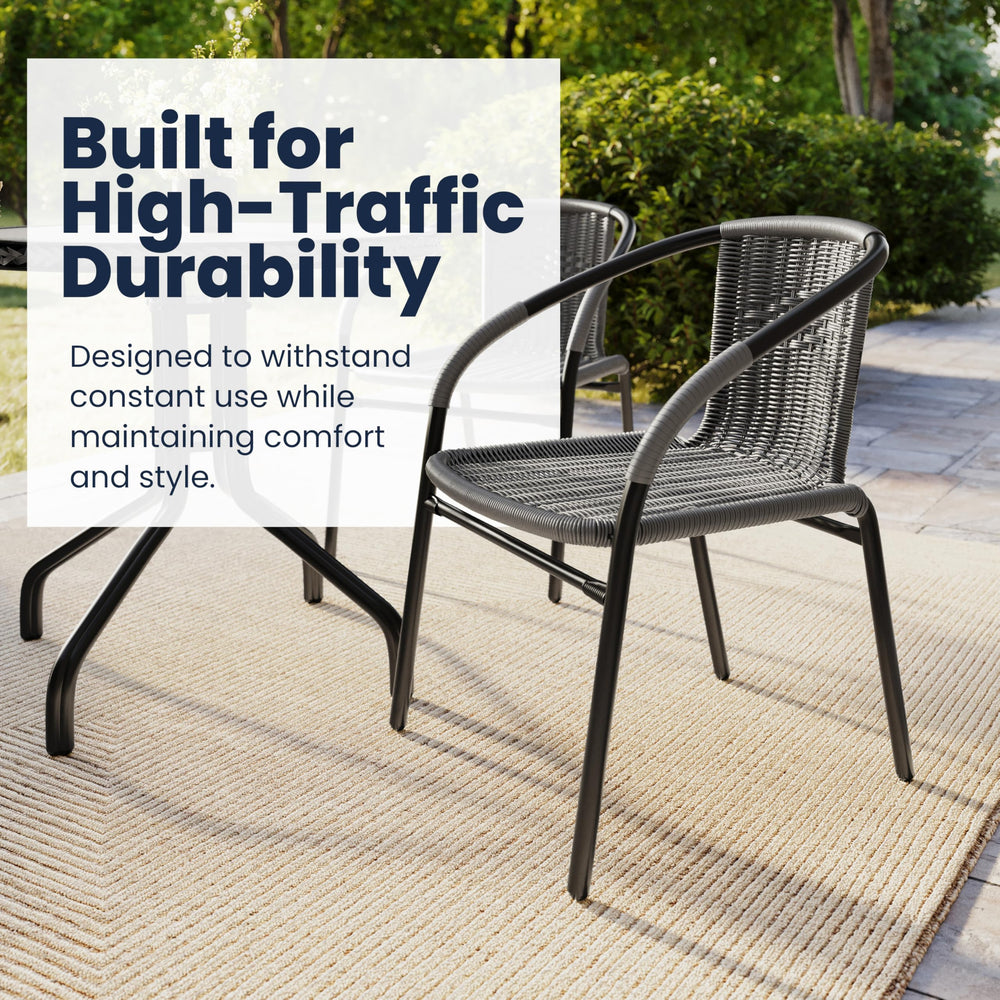 Flash Furniture chair floor glide protecting indoor flooring from scratches and scuffs