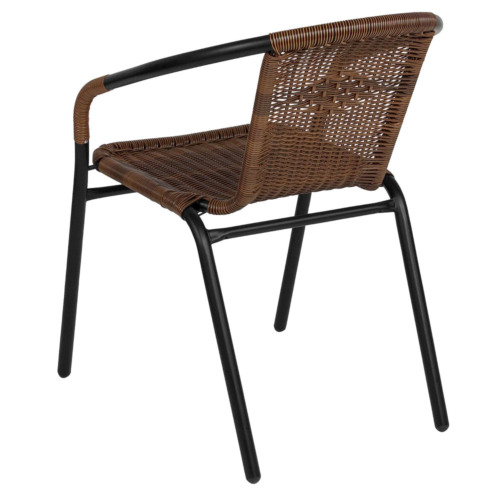Flash Furniture Lila label showing load capacity and build quality benefit