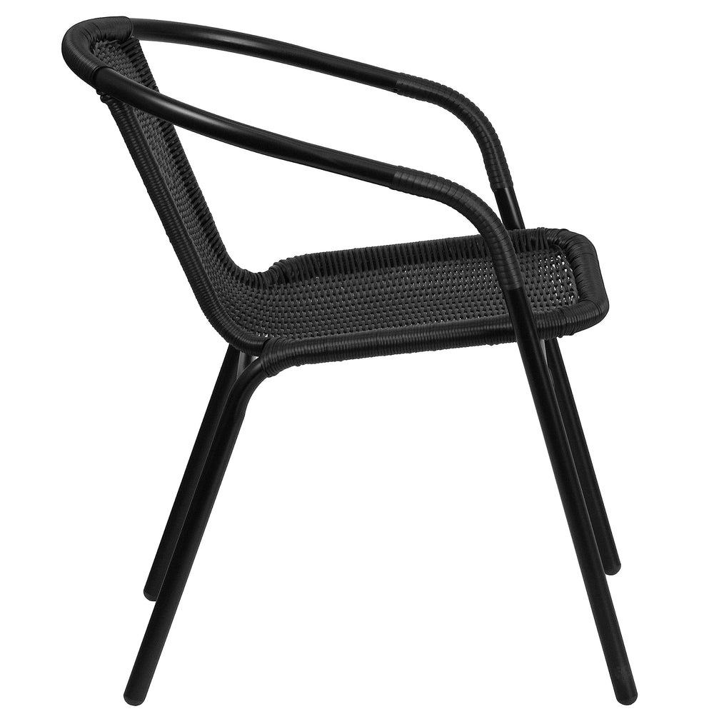 Flash Furniture Lila label and finish close-up showing brand detail and quality coating