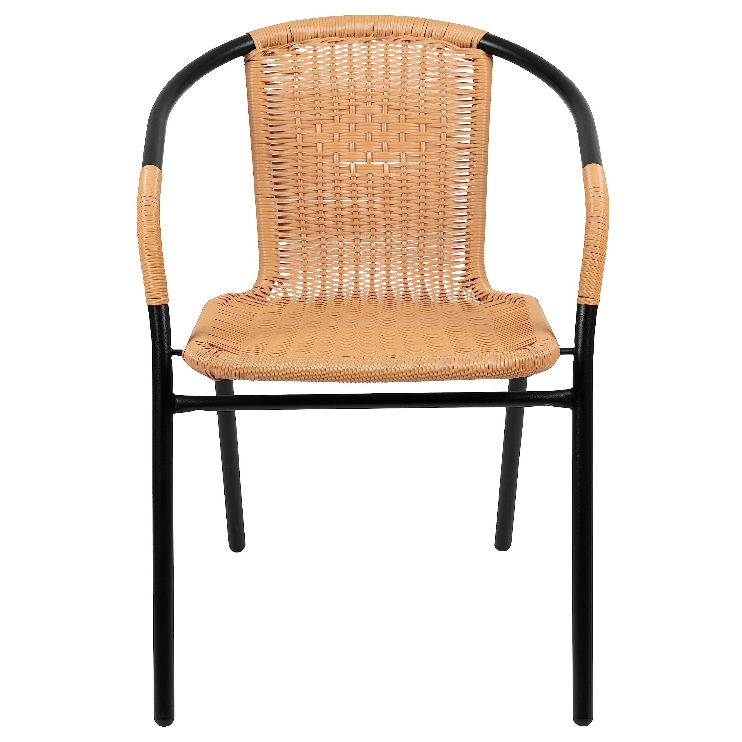 Flash Furniture Lila stacked chairs demonstrating space-saving storage for businesses