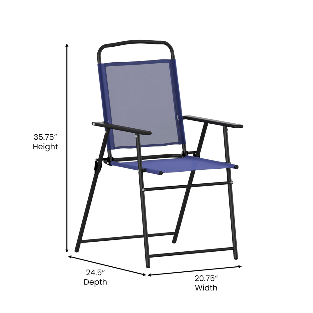 Flash Furniture two chairs on patio showing coordinated stylish outdoor arrangement