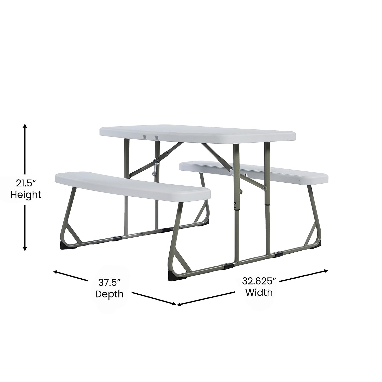 Flash Furniture outdoor setup on patio illustrating weather-resistant use and quick cleanup