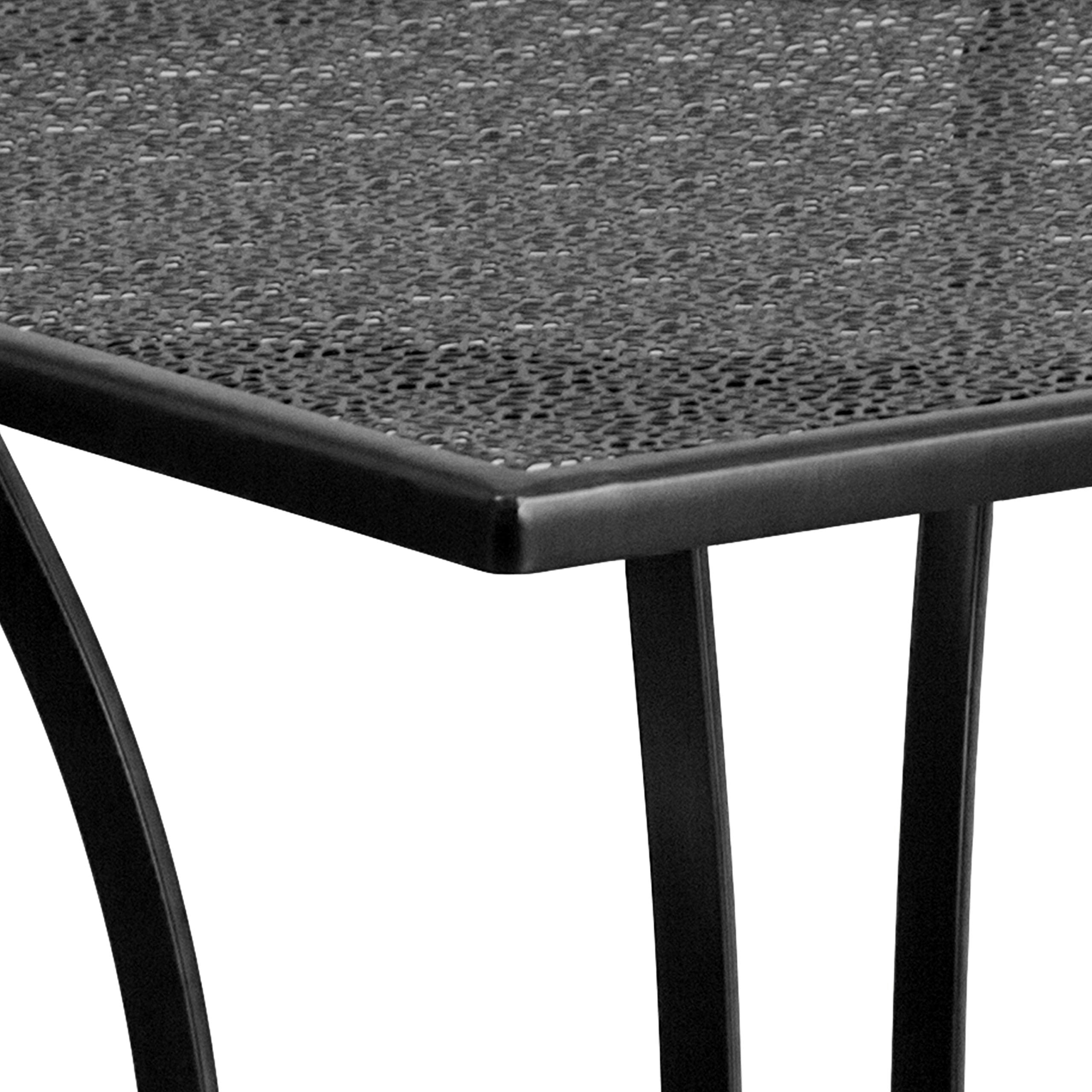 Flash Furniture detailed rain flower cutout showing airflow and elegant design