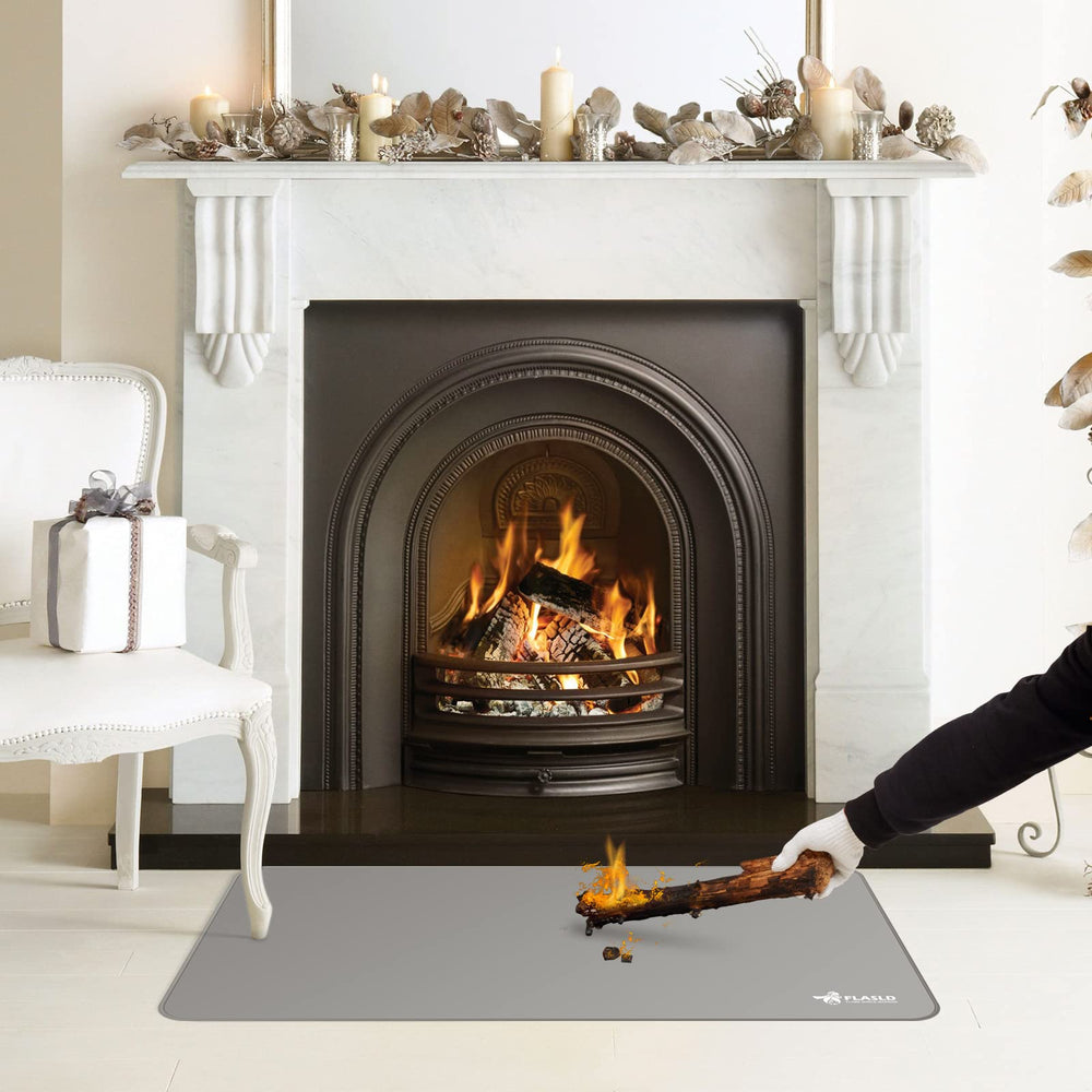 FLASLD folded under grill mat compact for storage and quick transport