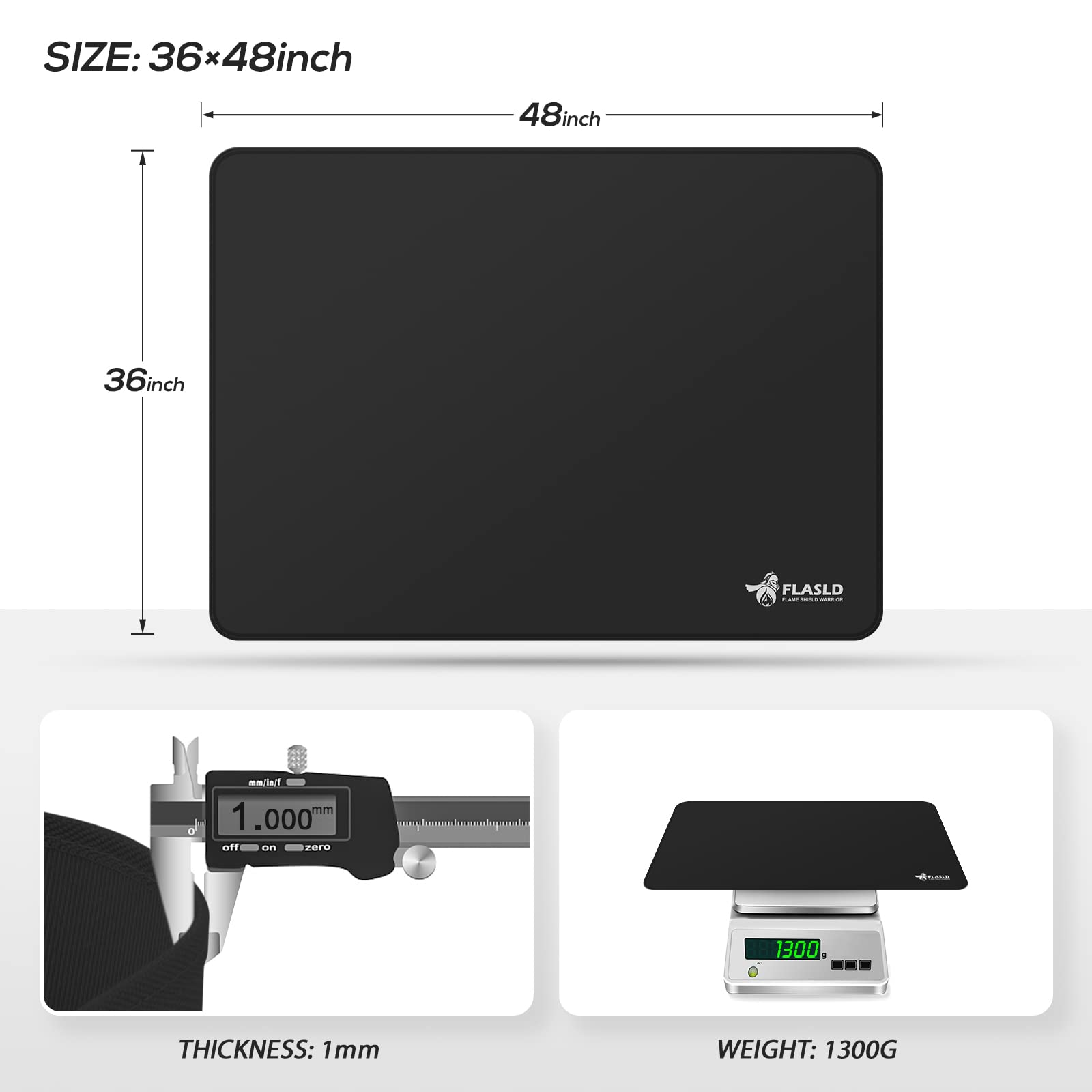 FLASLD mat in a backyard barbecue scene enhancing safety and cleanliness