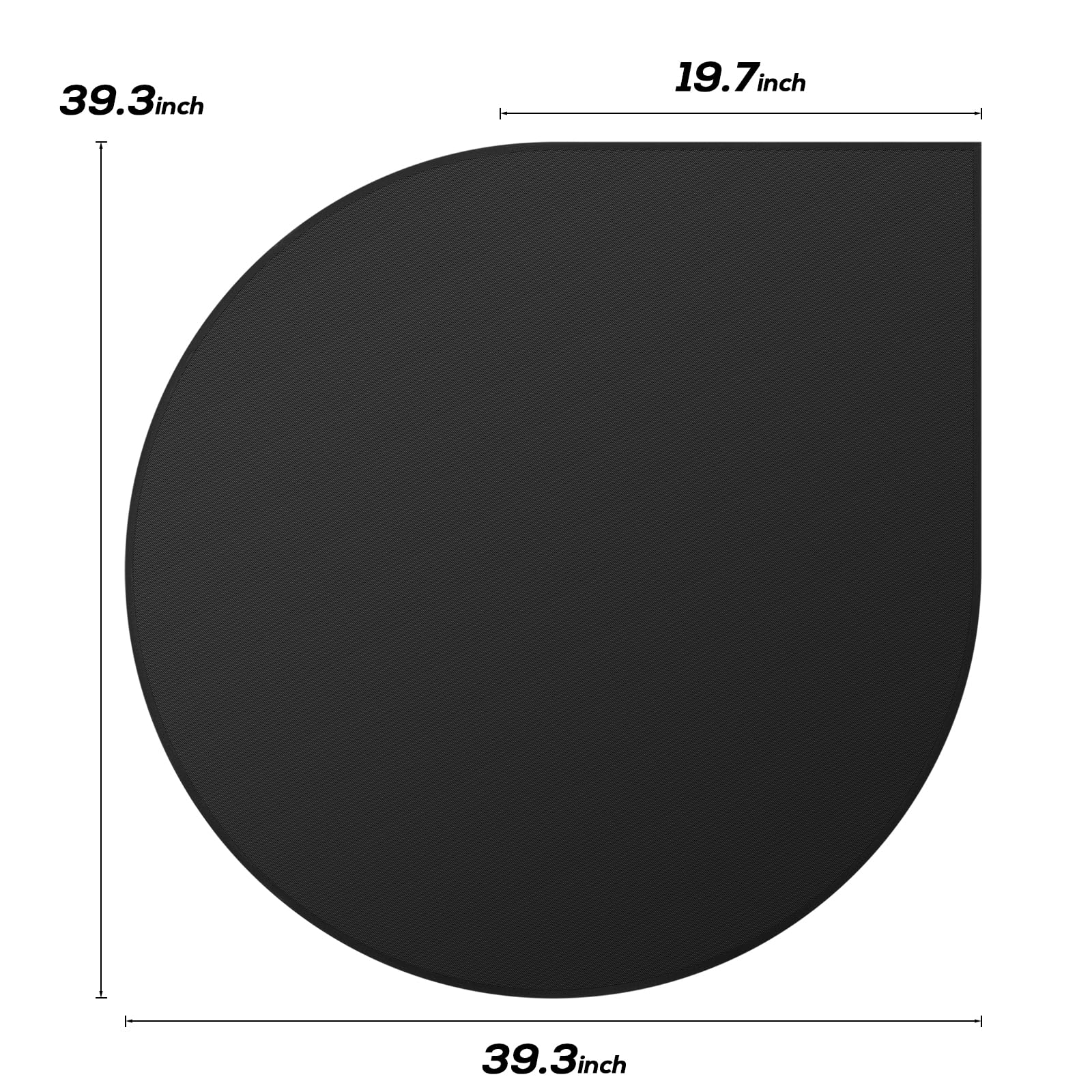FLASLD pad next to ruler showing 1mm thinness for low-profile protection
