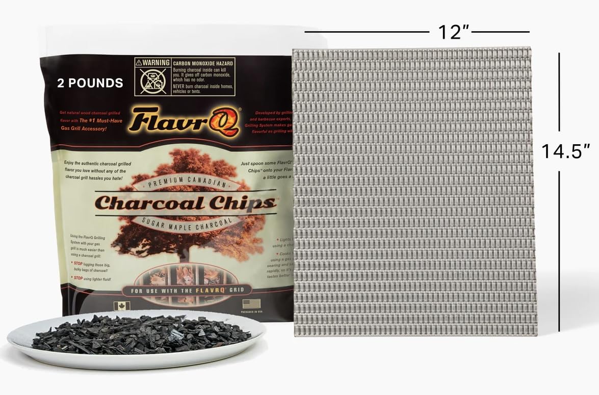 Filete sellado con FlavrQ mostrando marcas y sabor ahumado real