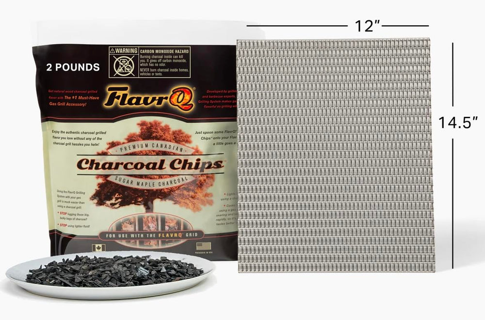 Filete sellado con FlavrQ mostrando marcas y sabor ahumado real