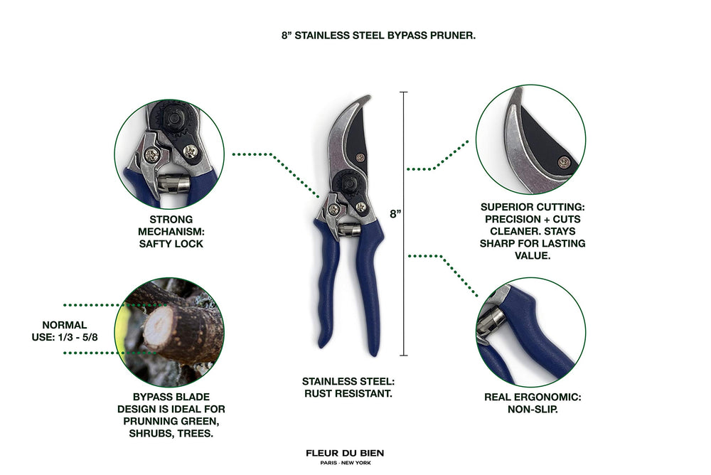 Fleur Du Bien tool held in hand showing scale and comfortable control