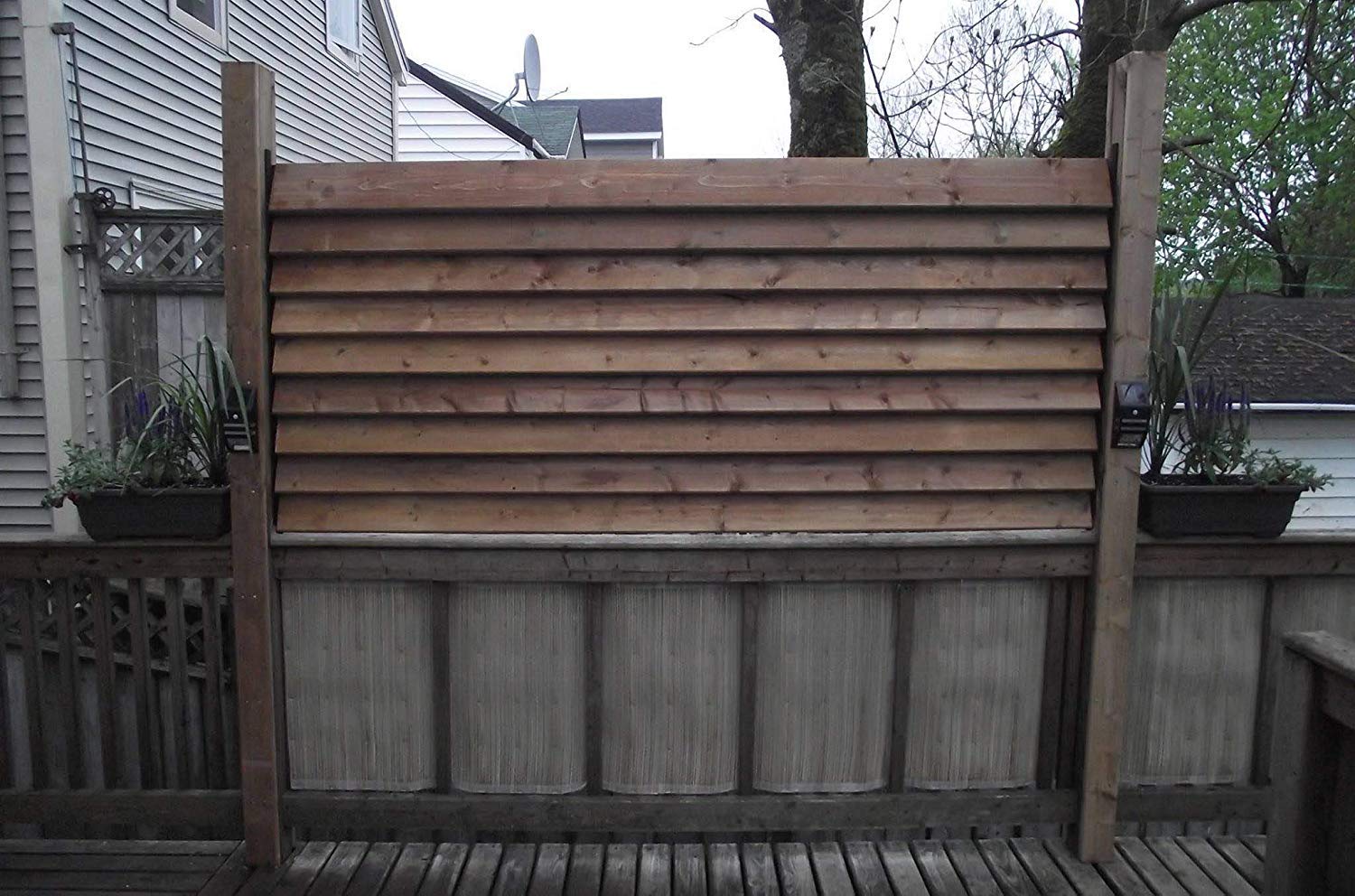 Flex-Fence staked in garden showing easy installation and secure hold